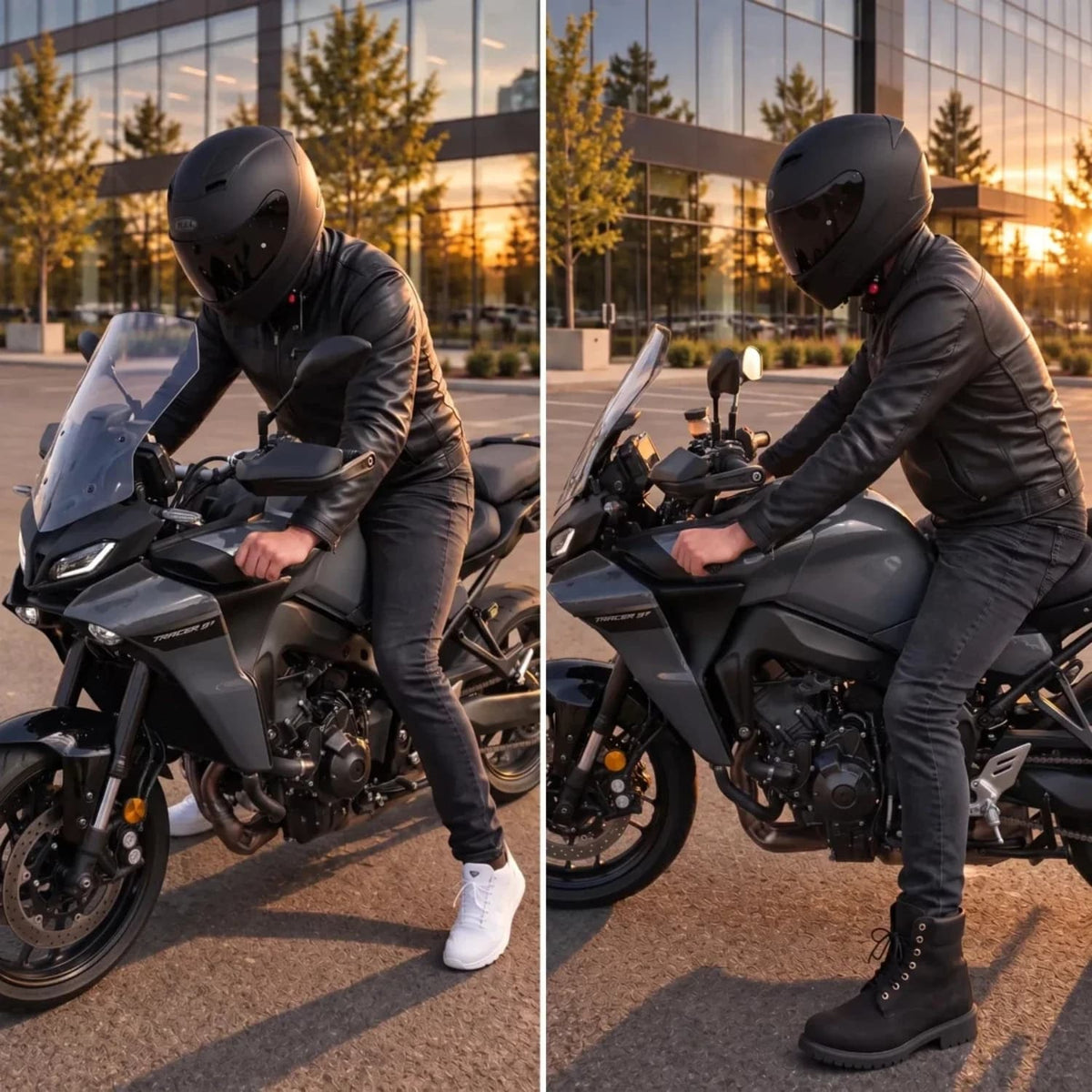 Breyxon MotoLift™ +8 – Scarpe da moto con rialzo interno
