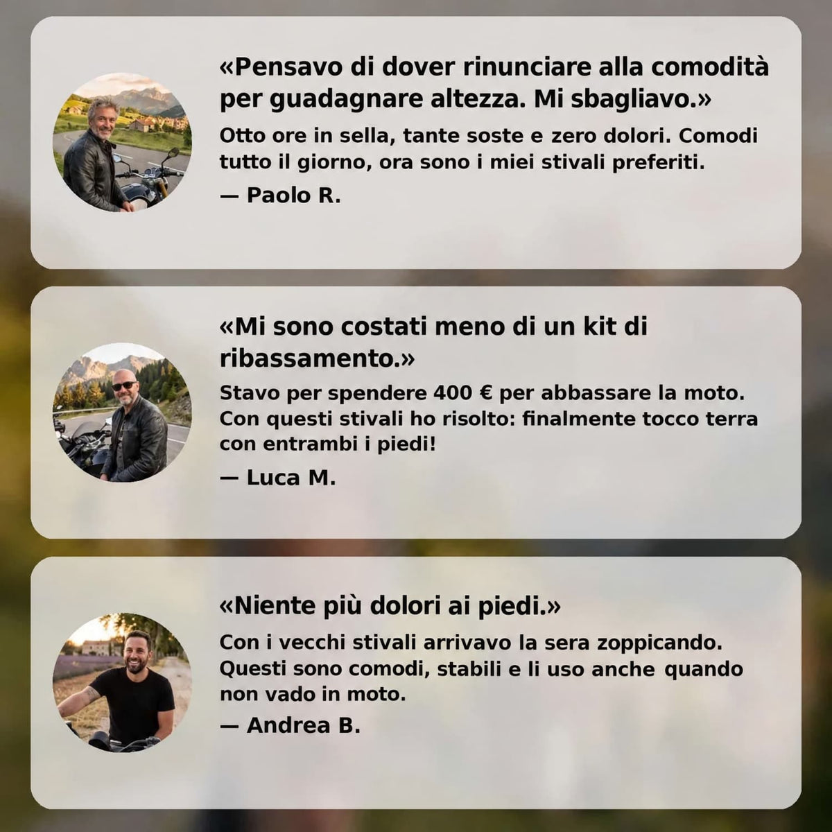 Breyxon MotoLift™ +8 – Scarpe da moto con rialzo interno