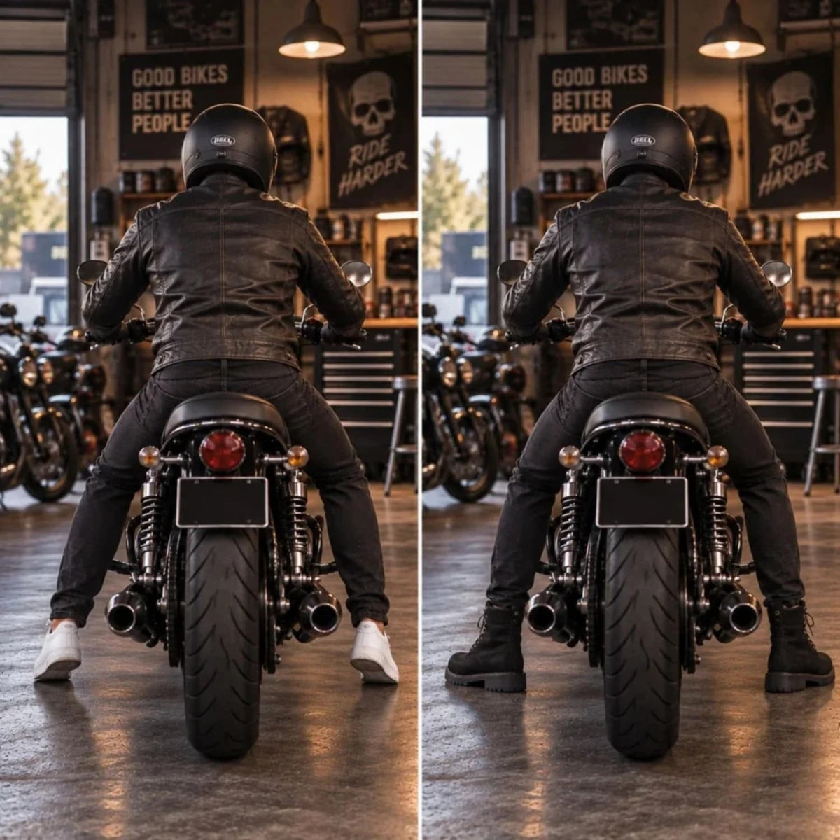 Breyxon MotoLift™ +8 – Scarpe da moto con rialzo interno