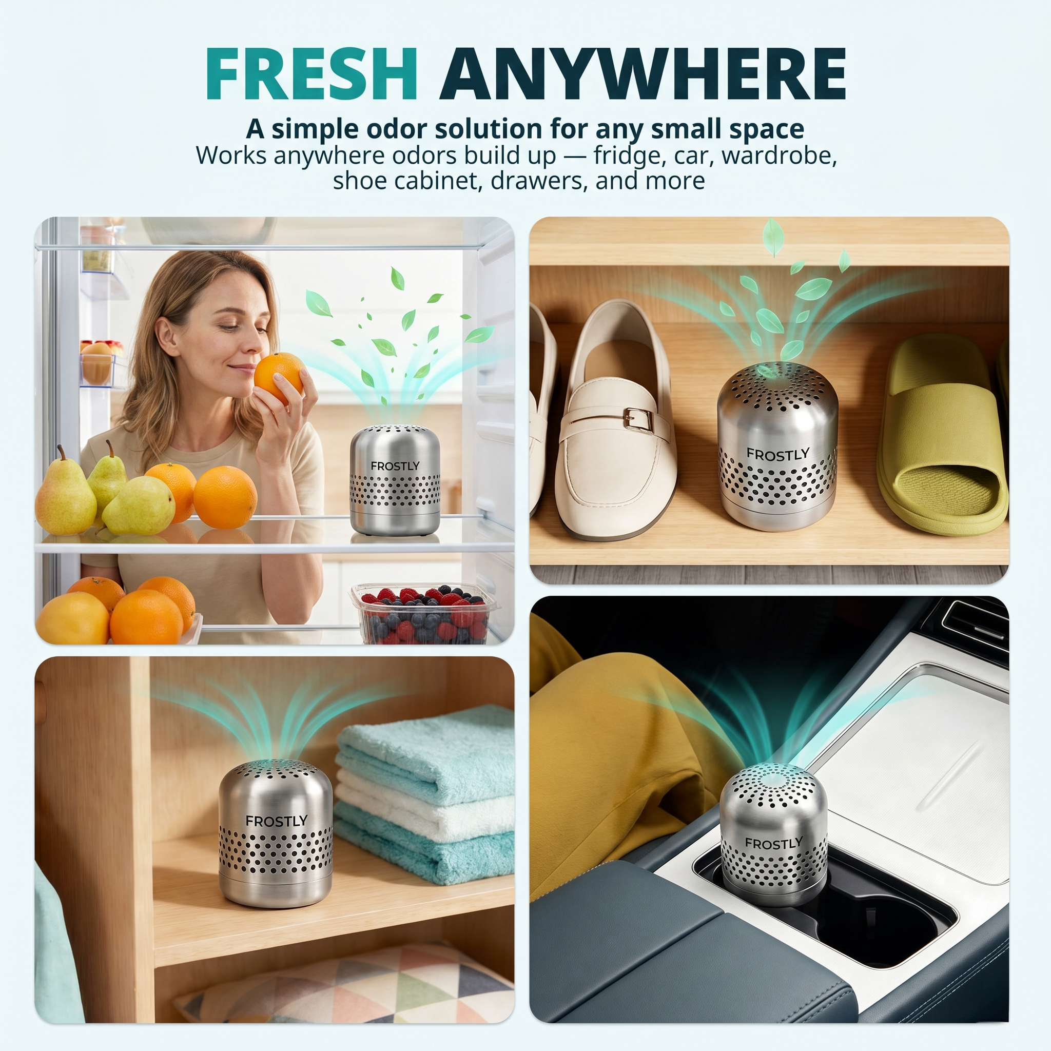 Frostly™ – Fridge Odor & Bacteria Purifier